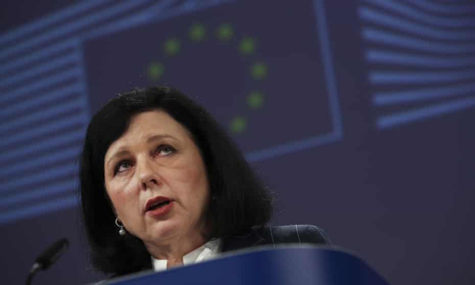 EU justice commissioner Věra Jourová
