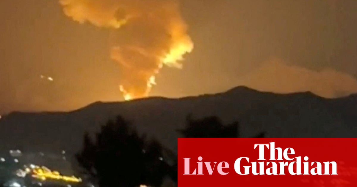 Israel-Iran conflict live: major explosion reported in Tehran as Israel says it targeted ‘centrifuge production’ site