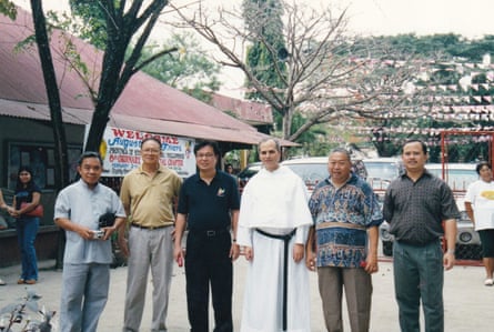 Reverend Robert Prevost, then prior general of the Order of Saint Augustine, visited the Philippines in January 2004, to bless the friary of the Augustinians of Santo Niño de Cebu Parish .