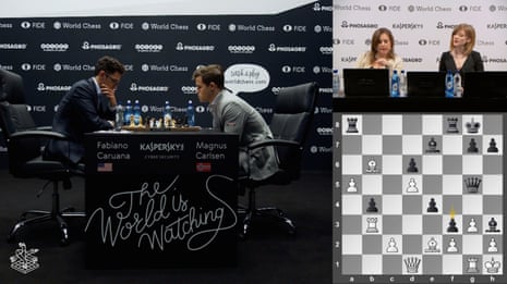 World Chess Championship 2018: In Game 10, Carlsen Tests Caruana Again and  When The Challenger Passes Barely Survives Himself – Hot Off The Chess