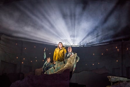 Sophie Bevan (Hermione) and Neal Davies (Antigonus) in the world premiere of Ryan Wigglesworth’s The Winter’s Tale staged by English National Opera.