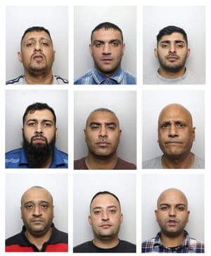 From left top row: Zeeshan Ali, Kieran Harris, Fahim Iqbal, from left middle row: Mohammed Usman, Basharat Khaliq, Saeed Akhtar, from left bottom row: Naveed Akhtar, Parvaze Ahmed and Izar Hussain.