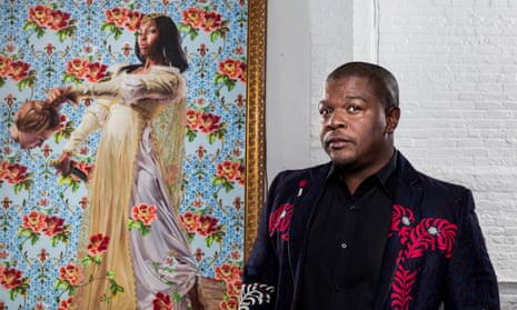 Kehinde Wiley in his studio in New York.