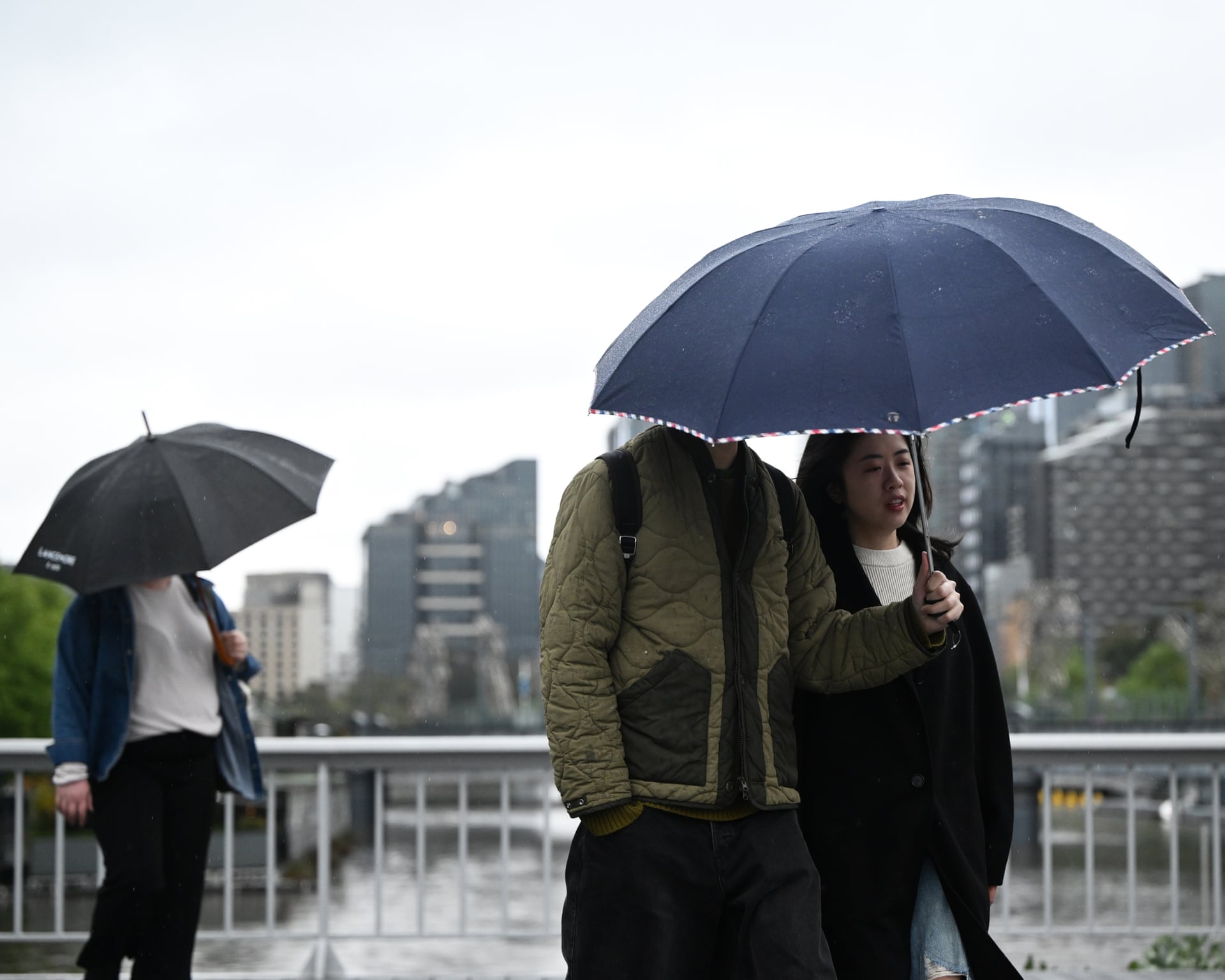 Photo: theguardian.com Victoria Flood Watch Issued As Heavy Rain Batters Region
