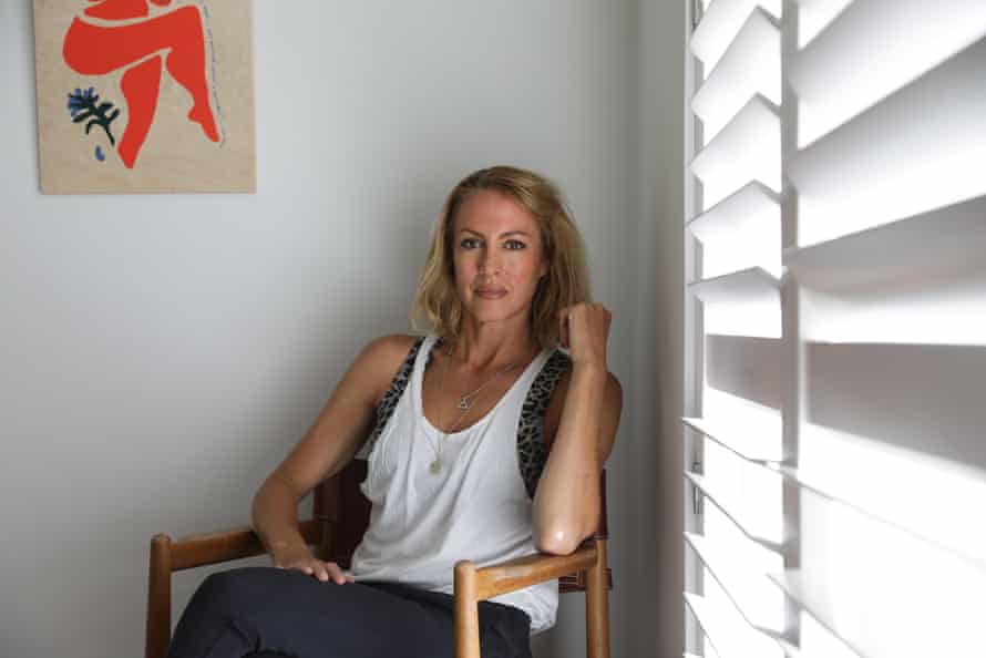 Author Sarah Wilson at her apartment.