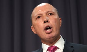 Peter Dutton has reacted strongly to the Greens holding him accountable for stoking anti-Islamic sentiment.