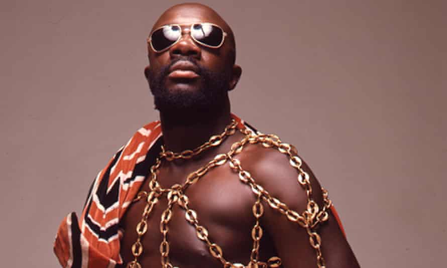 Telaşlı... Isaac Hayes.