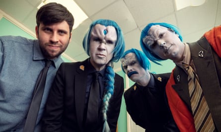 The cast of We Are Not Alone.