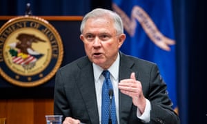 Jeff Sessions speaks at Department of Justice