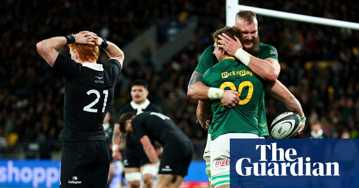 All Blacks humiliated by Springboks in record defeat in Rugby Championship