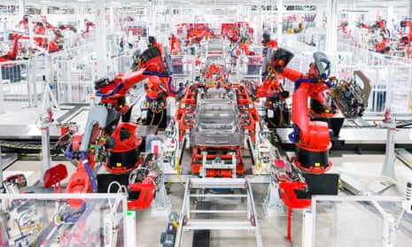 Robots at Tesla