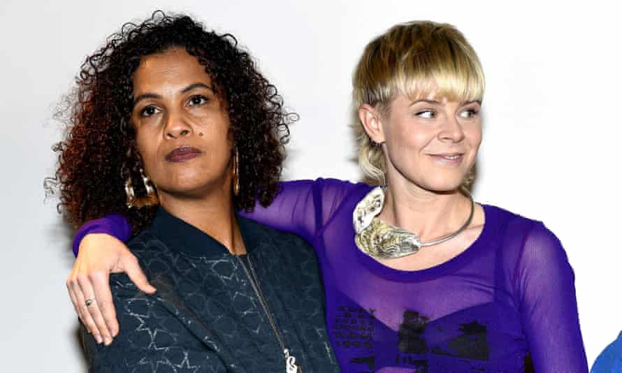 Neneh Cherry and Robyn at the Swedish Music Hall of Fame in Stockholm, 2015.