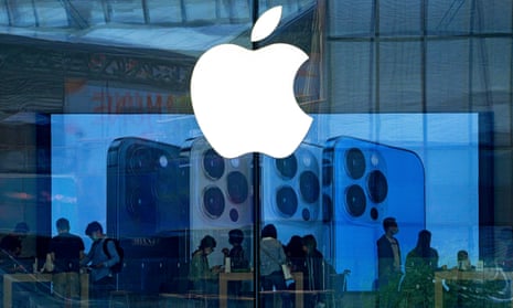 An Apple store in Beijing, China