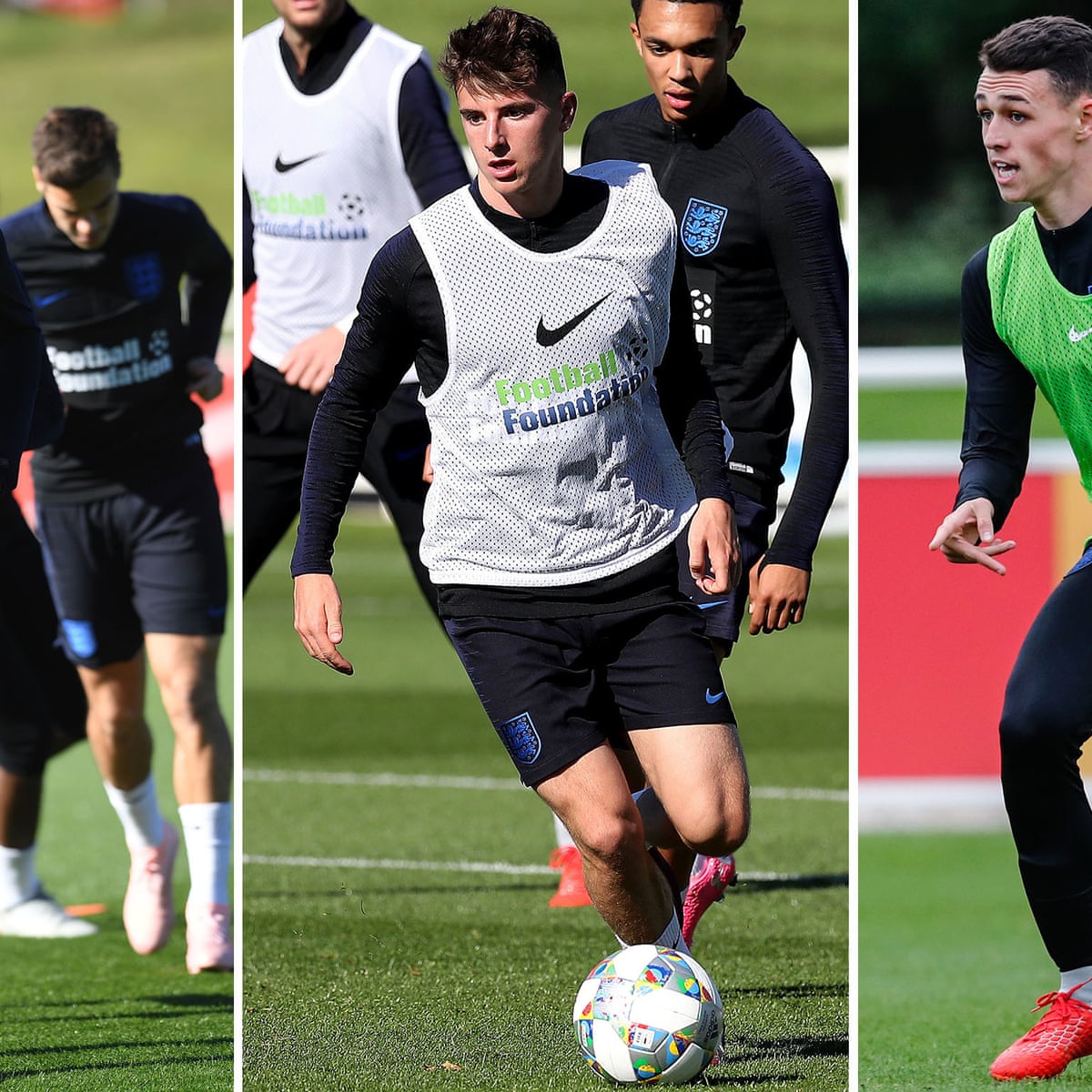 How Jadon Sancho Mason Mount And Phil Foden Earned Their Time To Shine Football The Guardian