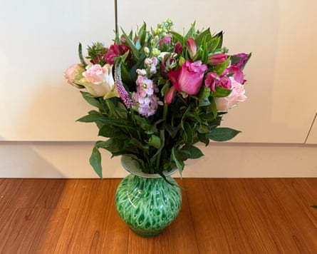 Arena Flowers’ hand tied arrangement.