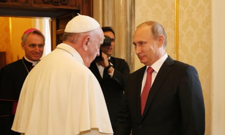 Vladimir Putin finally makes to his meeting with Pope Francis in the Vatican on Wednesday. However, Russia’s president seems to always be on time for televised press conferences and set-piece events.