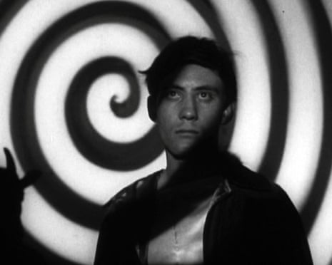Arcadia<br>Programme Name: Arcadia - TX: 10/03/2019 - Episode: Arena: Arcadia (No. n/a) - Picture Shows: Character at rave with circular swirl from Legend of the Witches. 1970 - (C) BFI - Photographer: Screen grab