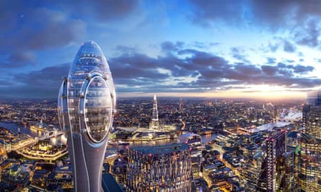 Artist's impression of the proposed Tulip tower.