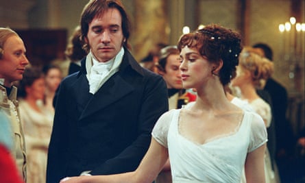 Matthew MacFadyen and Keira Knightley in the 2005 film adaptation of Pride and Prejudice.