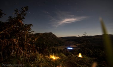 Stars twinkle over Galloway Forest Park.