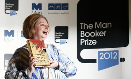 Mantel wins the 2012 Man Booker prize for Bring Up the Bodies.