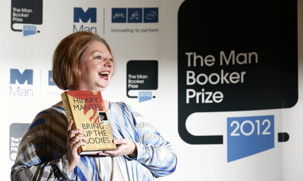 Hilary Mantel after winning the 2012 Man Booker prize for her novel Bring Up the Bodies.