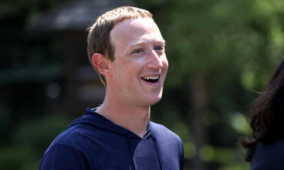 A portrait of Mark Zuckerberg.