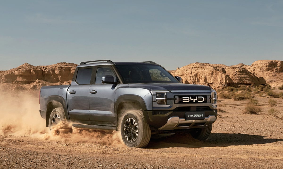 BYD's hybrid EV ute that could rival Australia's bestselling vehicles goes on sale | Electric vehicles | The Guardian