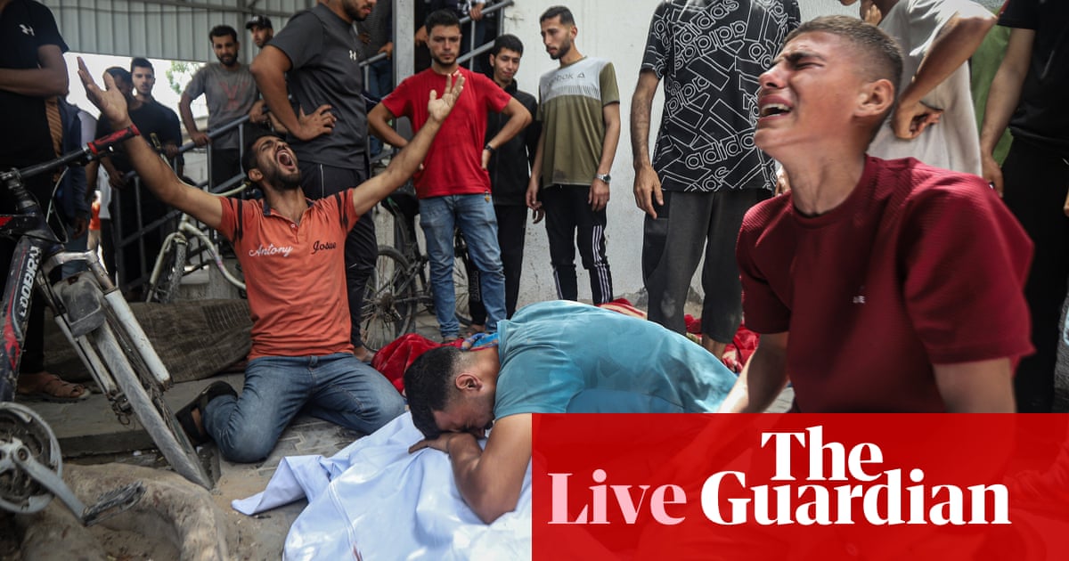 Middle East crisis live: Hamas says Israeli-backed US ceasefire plan would continue killing and famine' in Gaza