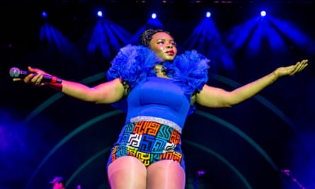 Yemi Alade performs during the 2022 BRIC Celebrate Brooklyn on 6 August in New York.