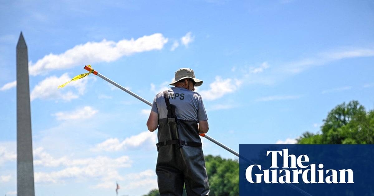 Trump claims ‘vandals’ foiled his $14m revamp of DC’s reflecting pool. What actually happened?