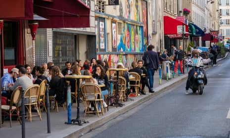 From Monday Paris cafes will be able to open fully.