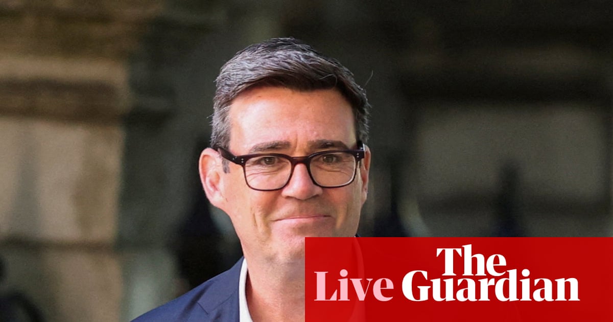 Burnham urged to ditch Mahmood’s migrant settlement plans to stop Labour being ‘imitation’ of Reform – UK politics live