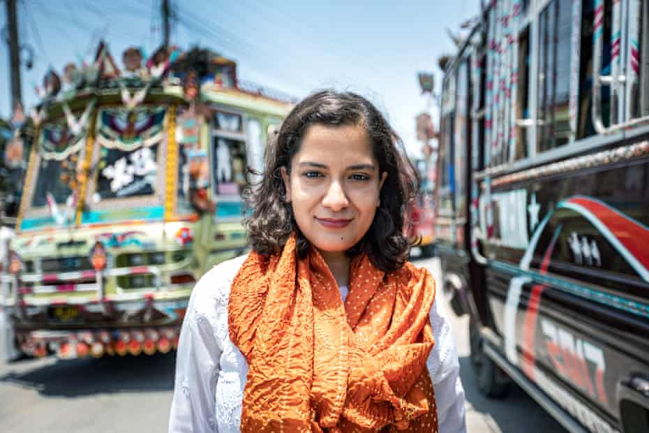 The author Sanam Maher, Karachi, whose book about Qandeel Baloch has already caused a stir in south Asia