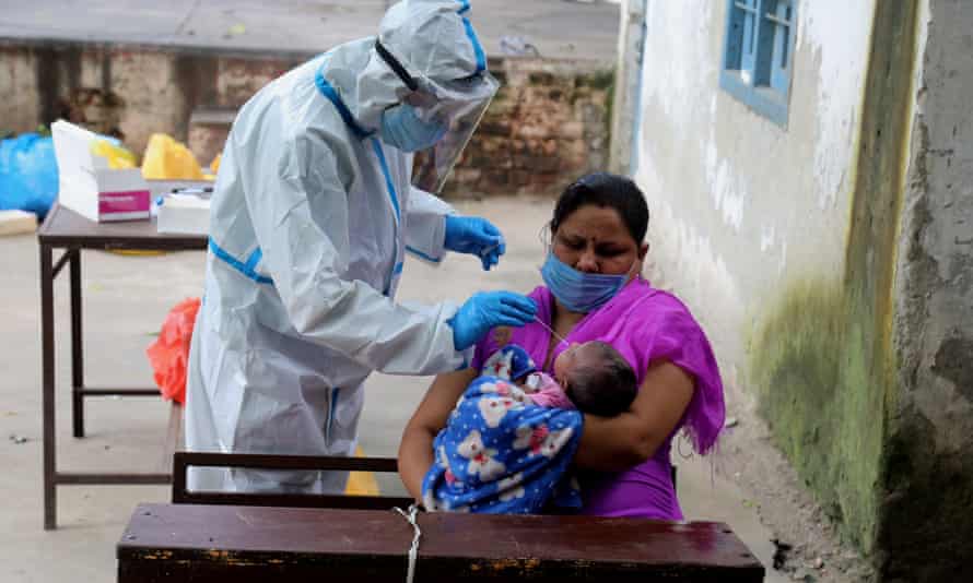 Global report: India sets new national daily case record | Coronavirus | The Guardian