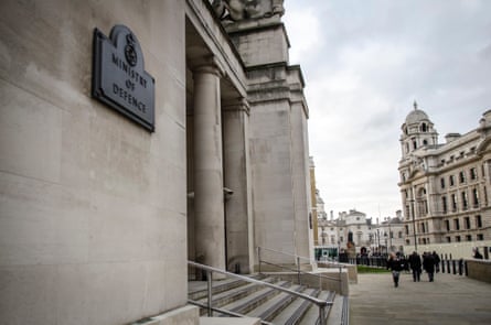 Ministry of Defence building in Westminster, London.