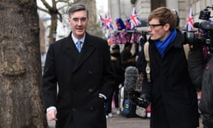London, UK: Jacob Rees-Mogg, leader of the Commons, arrives at Whitehall. Boris Johnson is poised to announce a cabinet reshuffle