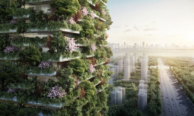 Nanjing Green Towers, promoted by Nanjing Yang Zi State-owned National Investment Group Co.ltd, will be the first Vertical Forest built in Asia. Photograph: Stefano Boeri Architetti Nanjing Green Towers, promoted by Nanjing Yang Zi State-owned National Investment Group Co.ltd, will be the first Vertical Forest built in Asia. Photograph: Stefano Boeri Architetti