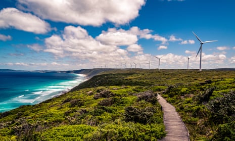 Albany windfarm, in Western Australia. Greenpeace has released a consumer guide ranking energy providers on their climate credentials