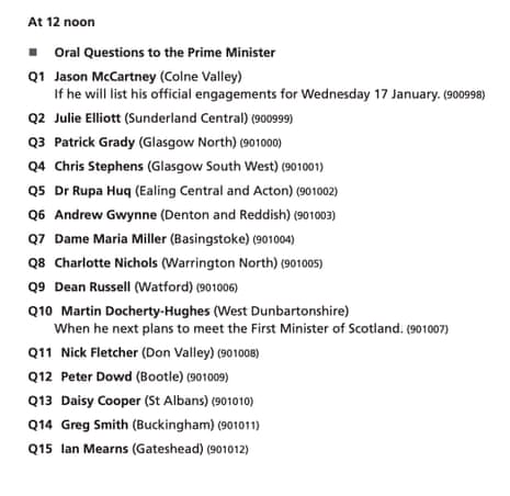 PMQs