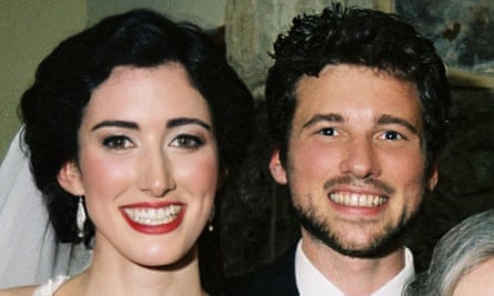 Anna and Josh on their wedding day