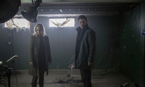 Henrik Sabroe (Thure Lindhardt) and Saga Norén (Sofia Helin).