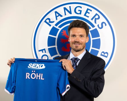 Danny Röhl is unveiled at Rangers.
