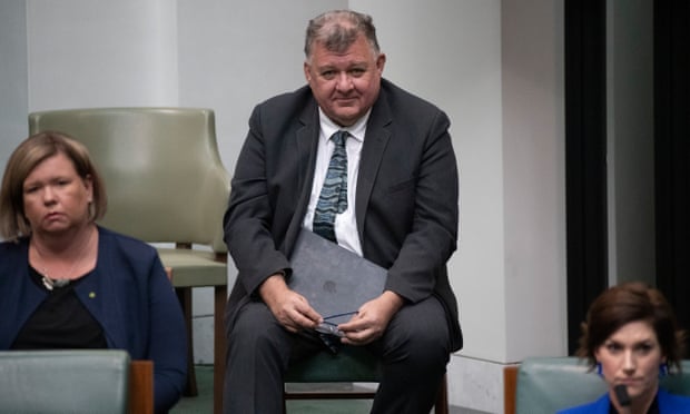 Liberal backbencher Craig Kelly in Parliament