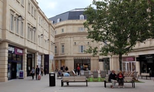 Southgate, one of the city’s pedestrianised zones. Bath.