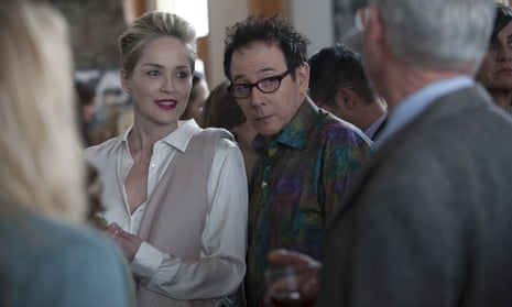 Sharon Stone and Paul Reubens in Mosaic.
