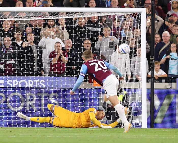 West Ham’s penalty pain costs them top spot in Championship after QPR draw