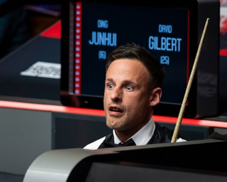 Qualifier David Gilbert was near disappointment arsenic he fell 7-2 down to Ding Junhui.