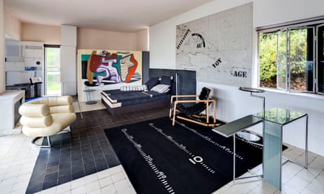 Survived target practice by Nazis … Eileen Gray’s villa, with Bibendum and Transat chairs.