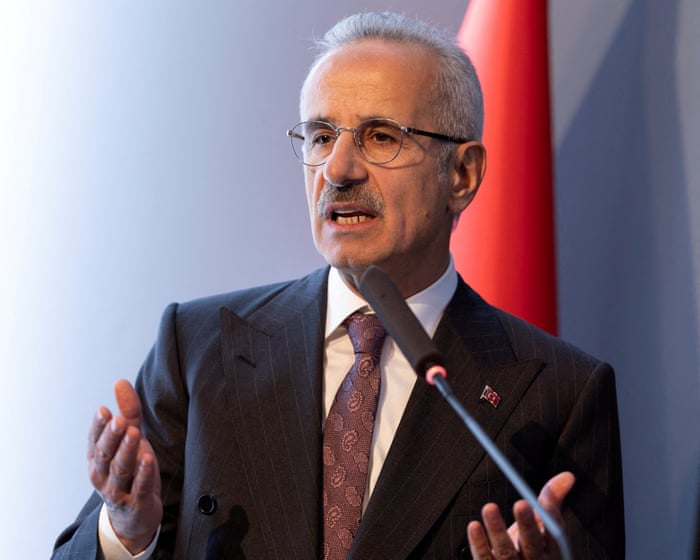 Turkish transport minister fined after posting video of himself driving at 140mph